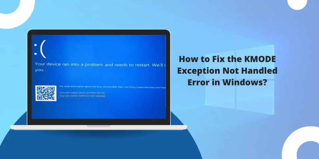 Wie behebt man den Fehler „kmode exception not handled“? Probieren Sie diese Methoden aus! kmode exception not handled