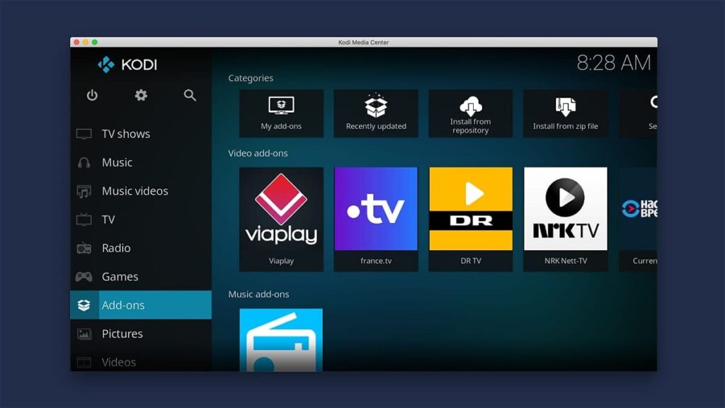 kodi addons